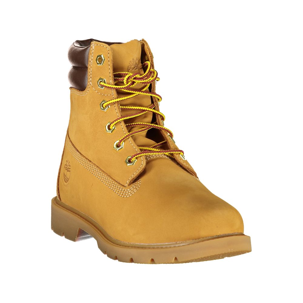Beige Polyurethane Women Ankle Boot