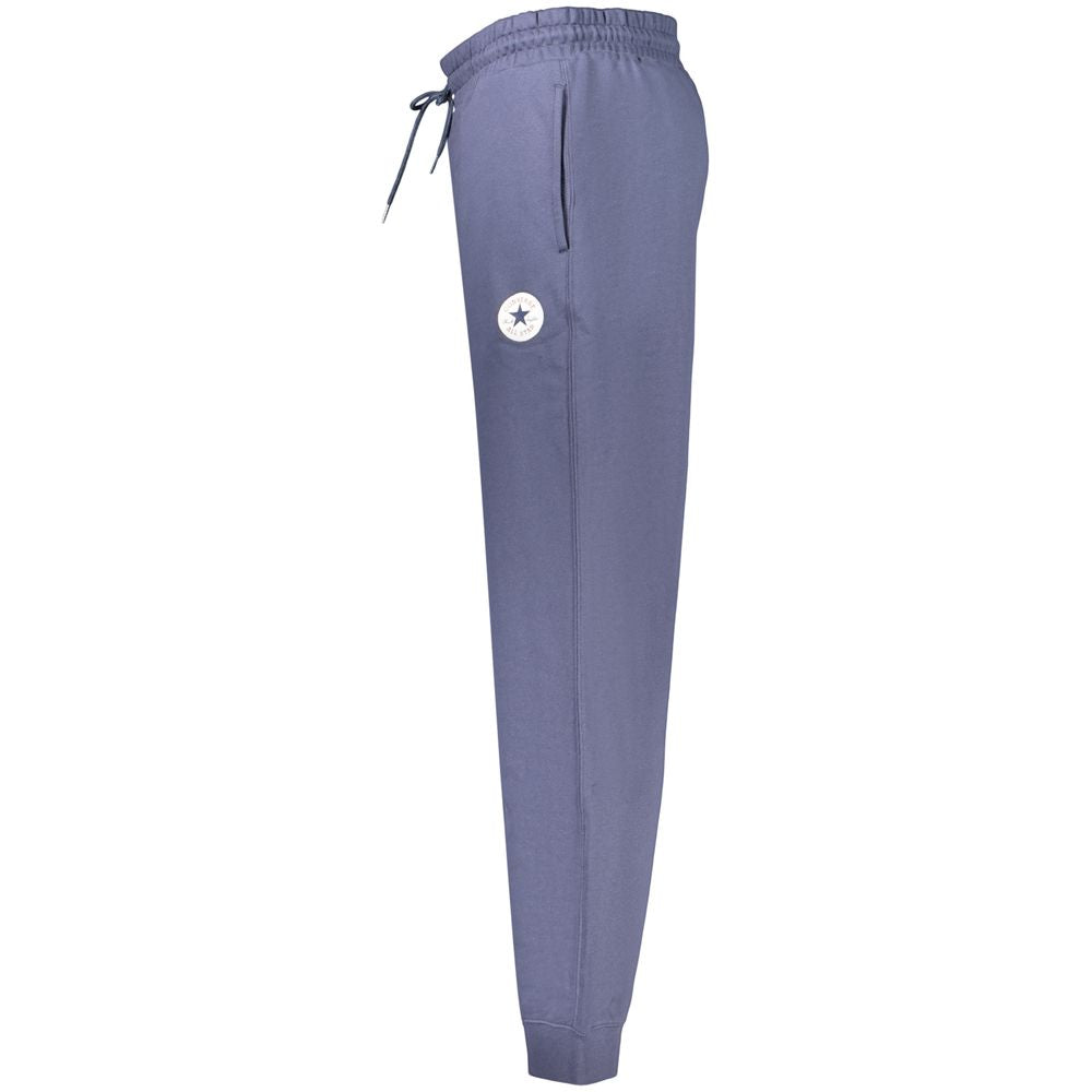Blue Cotton Men's Trouser