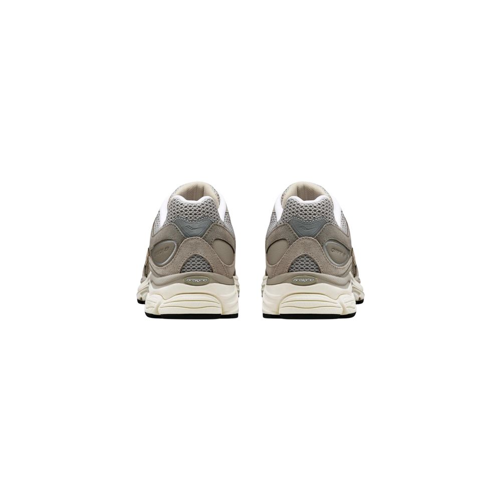 Gray Synthetic Athletic Sneakers