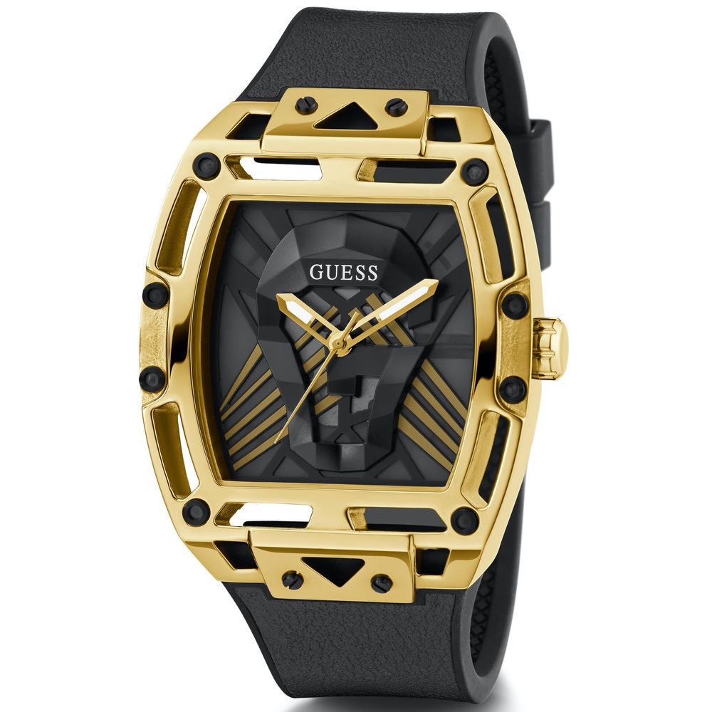 Black Synthetic Dress Watch