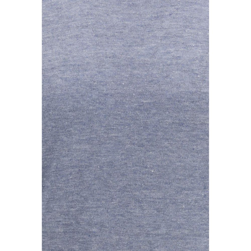 Blue Linen T-Shirt