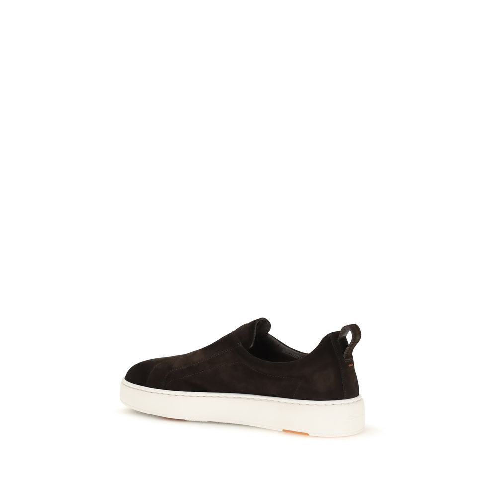 Brown Calf Leather Bos Taurus Sneakers