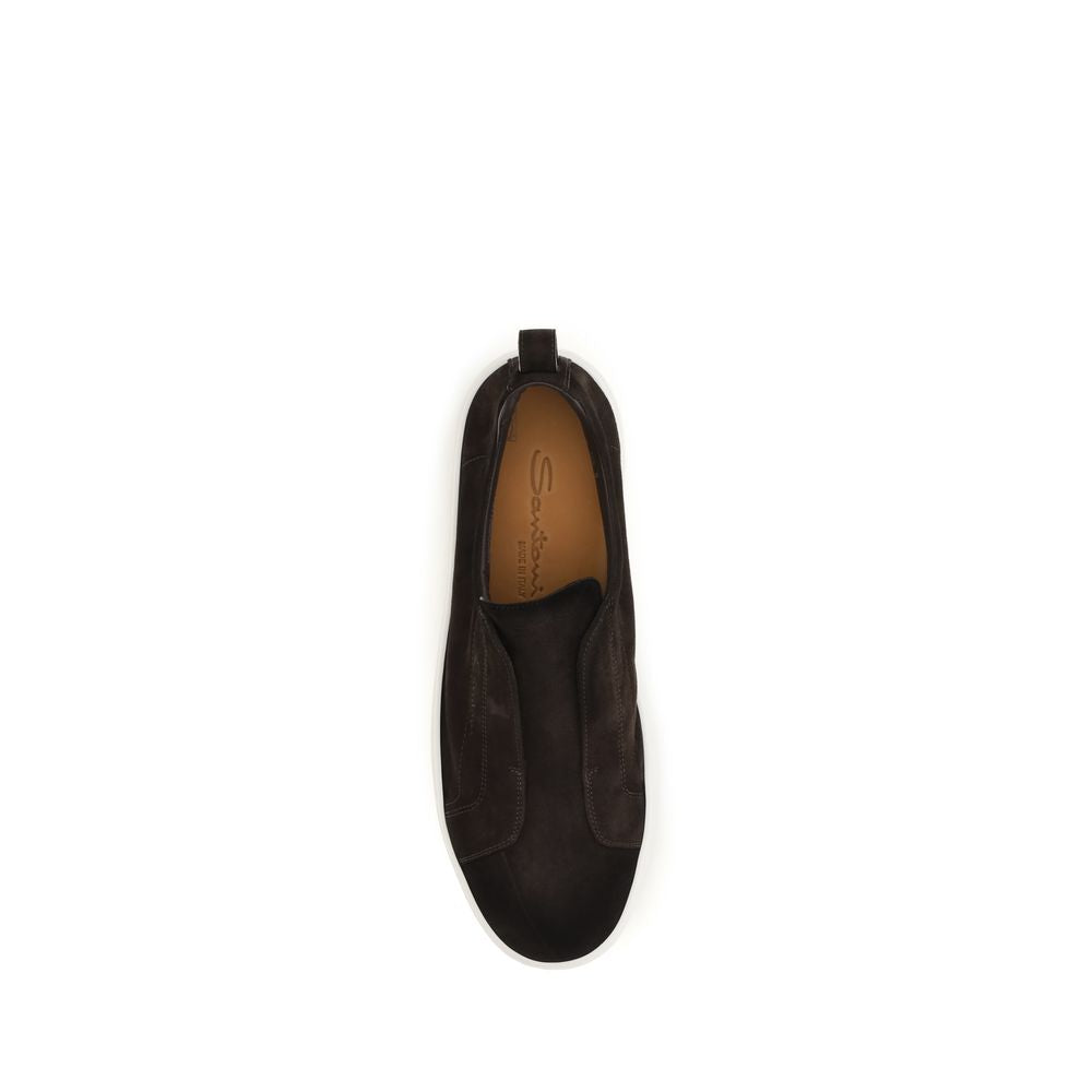 Brown Calf Leather Bos Taurus Sneakers