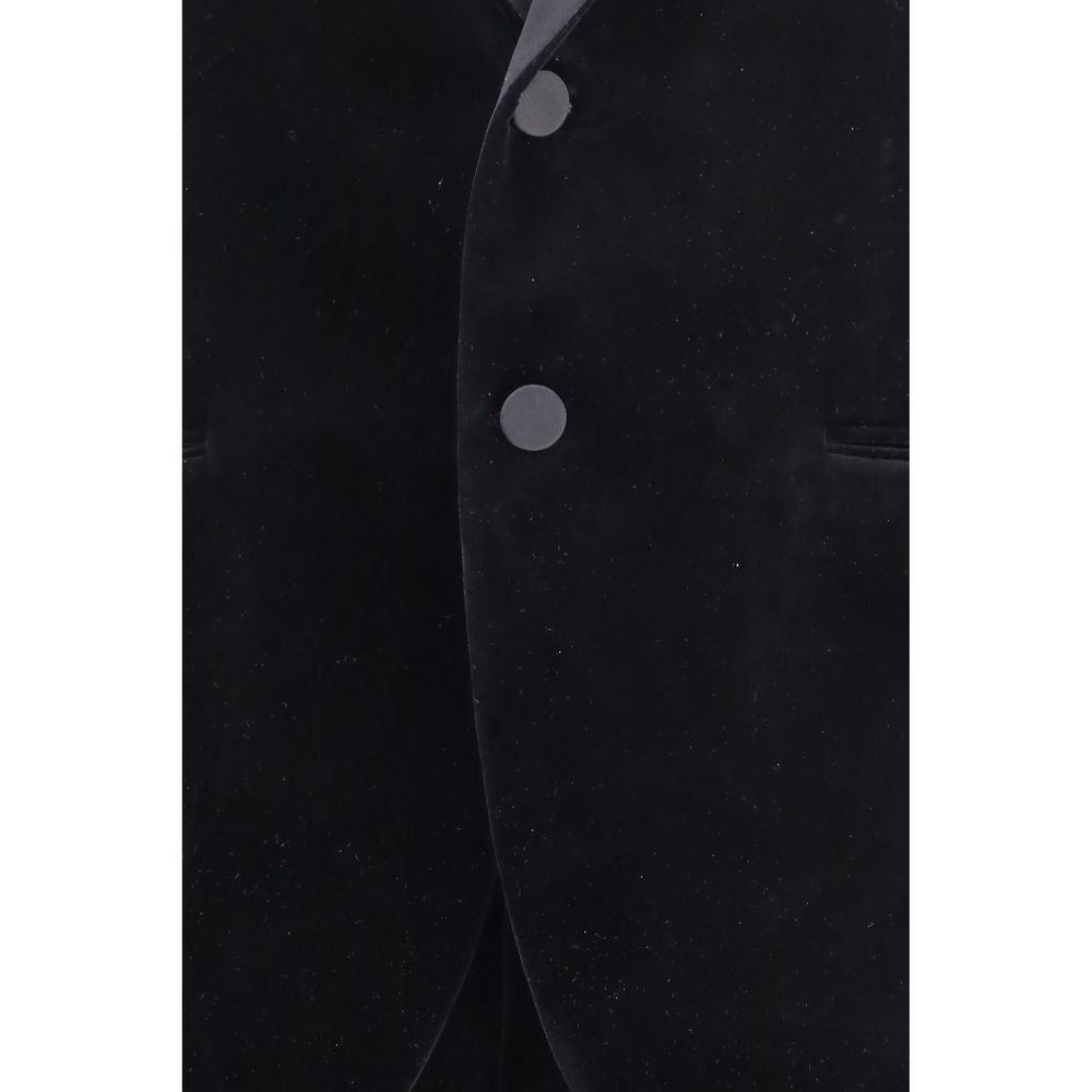 Black Cotton Tuxedo