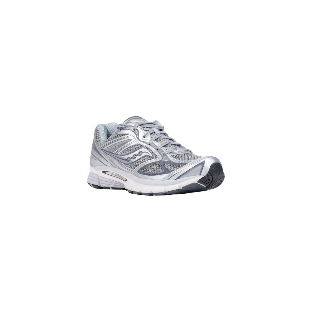 Gray Textile Athletic Sneakers