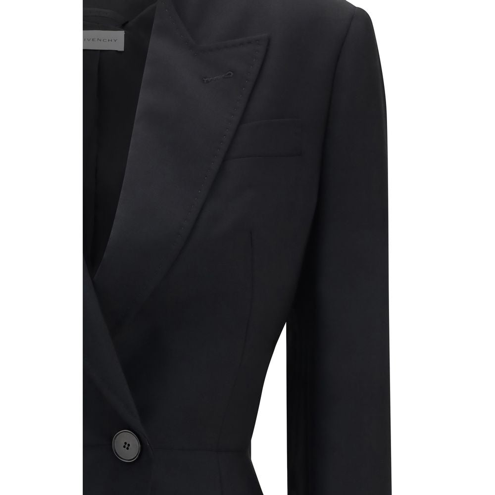 Black Wool Oves Aries Blazer