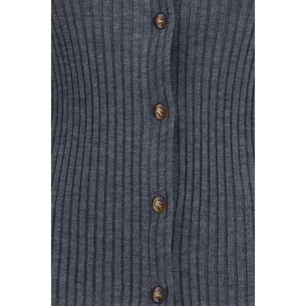 Gray Cashmere Cardigan