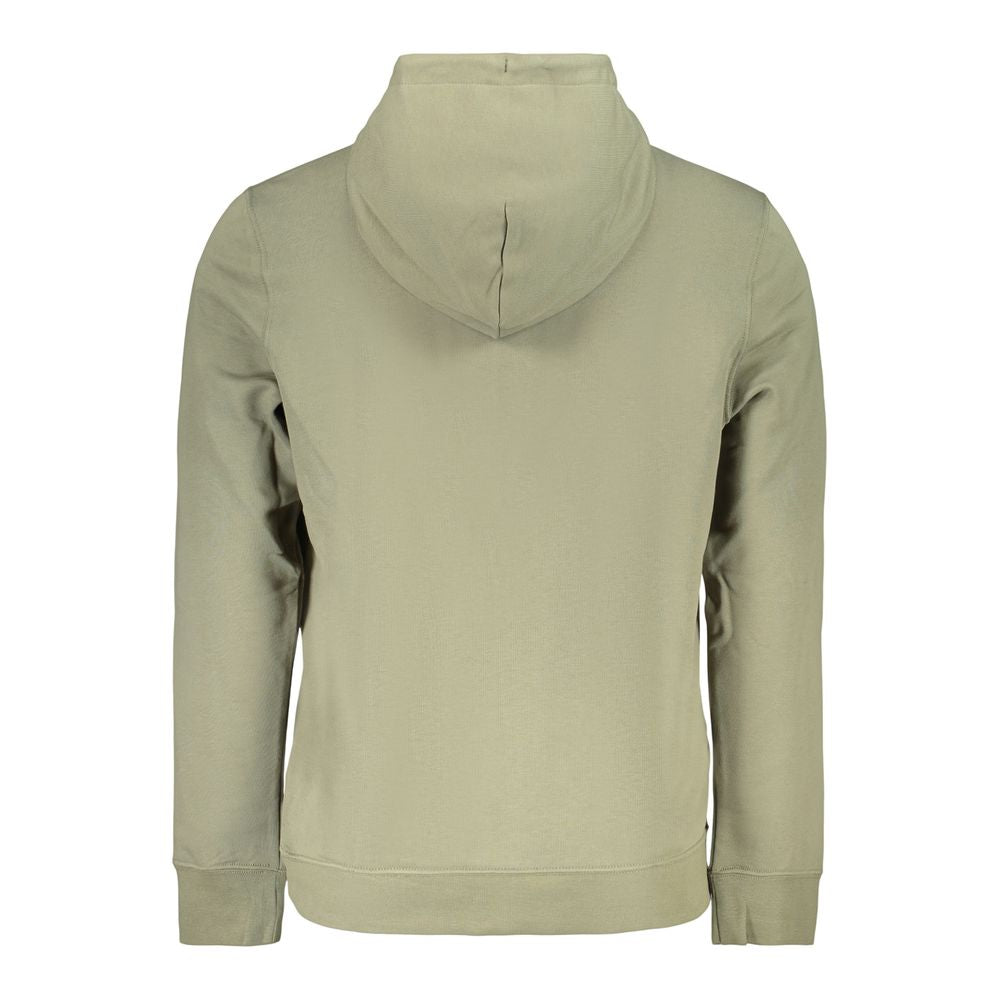 Green Cotton Men's Hoodie