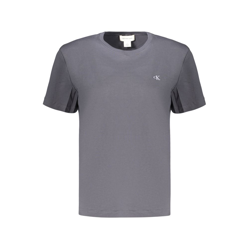 Gray Cotton Women's T-Shirt
