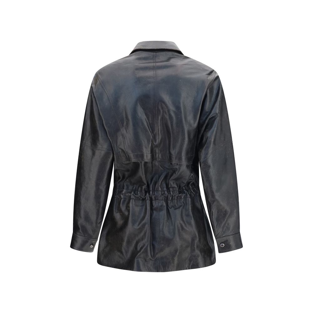 Black Lambskin Leather Jacket