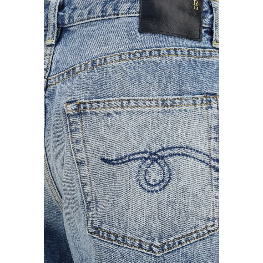 Blue Cotton Jeans Denim