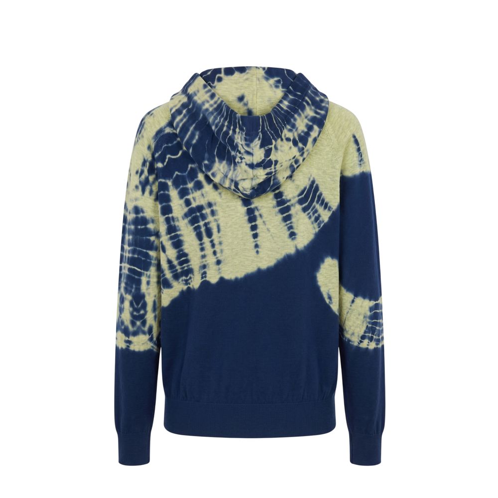 Blue Cotton Women's Sweatshirt