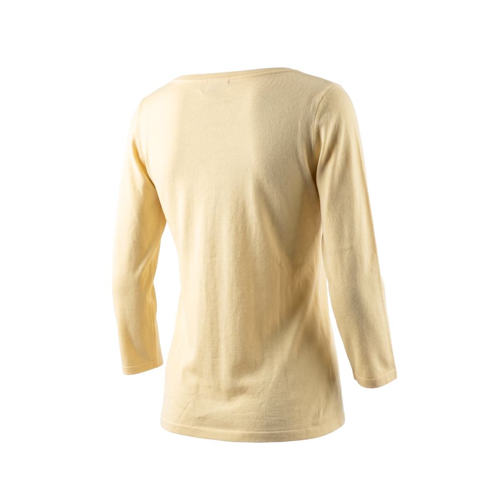 Yellow Silk Women Sweater