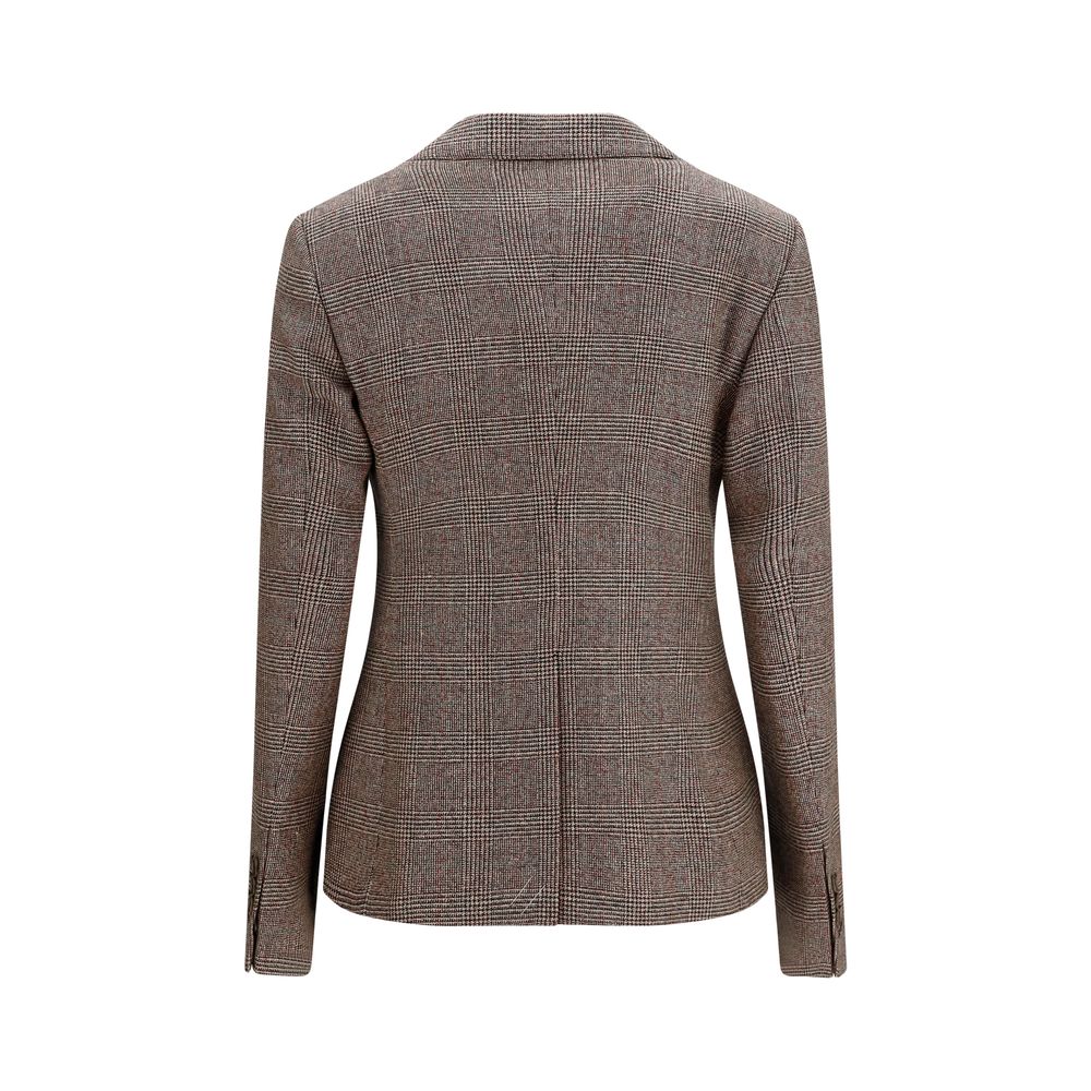 Brown Wool Oves Aries Blazer