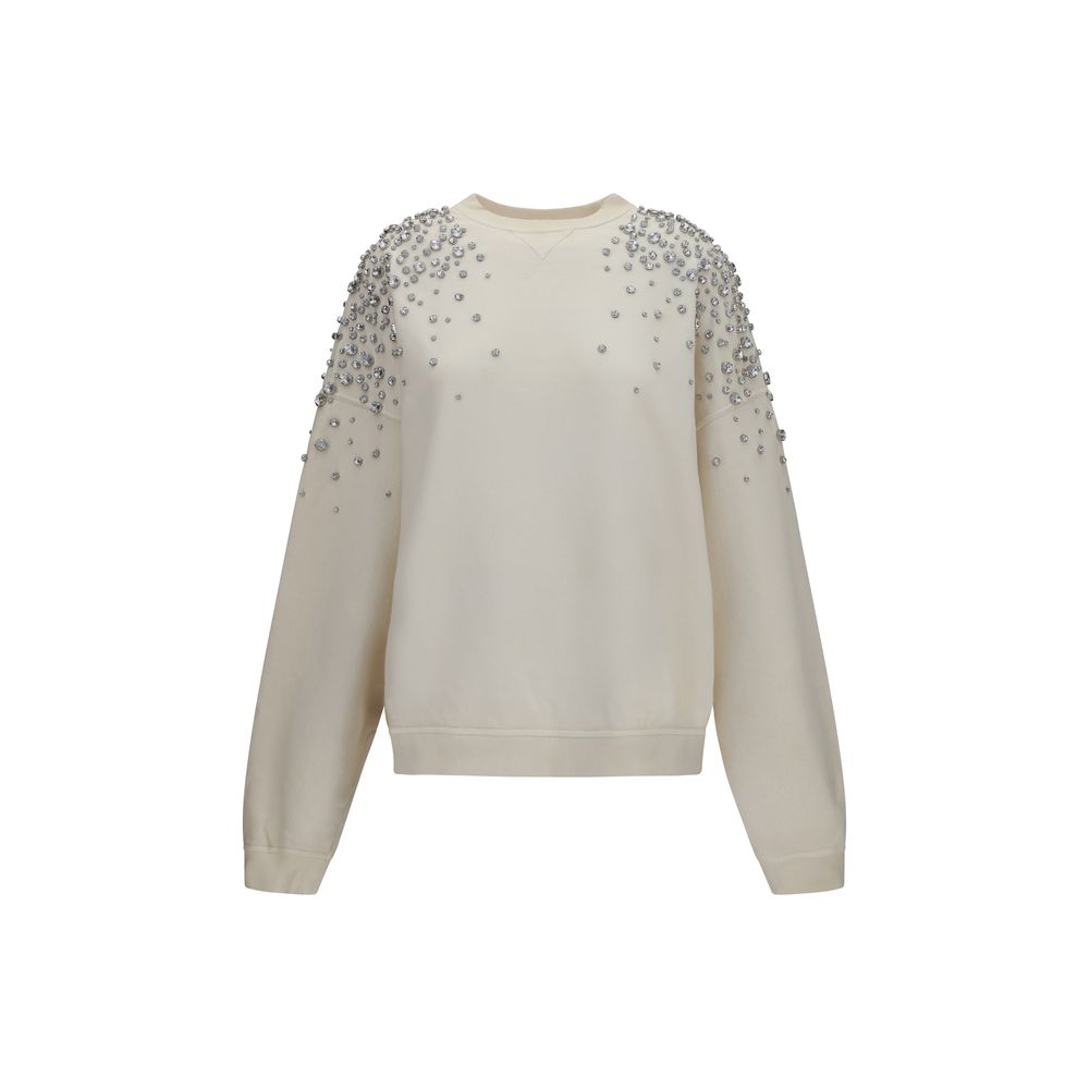 Beige Cotton Sweatshirt