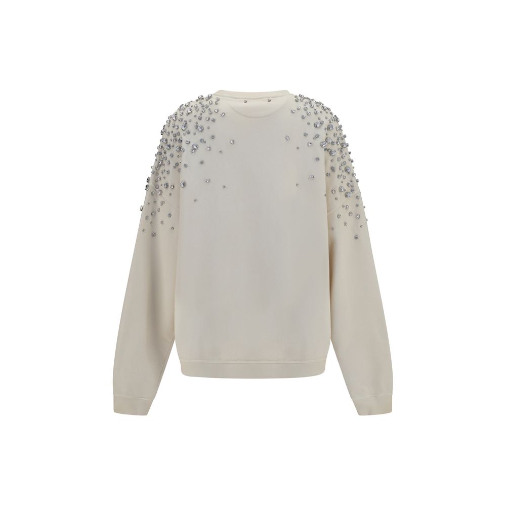 Beige Cotton Sweatshirt