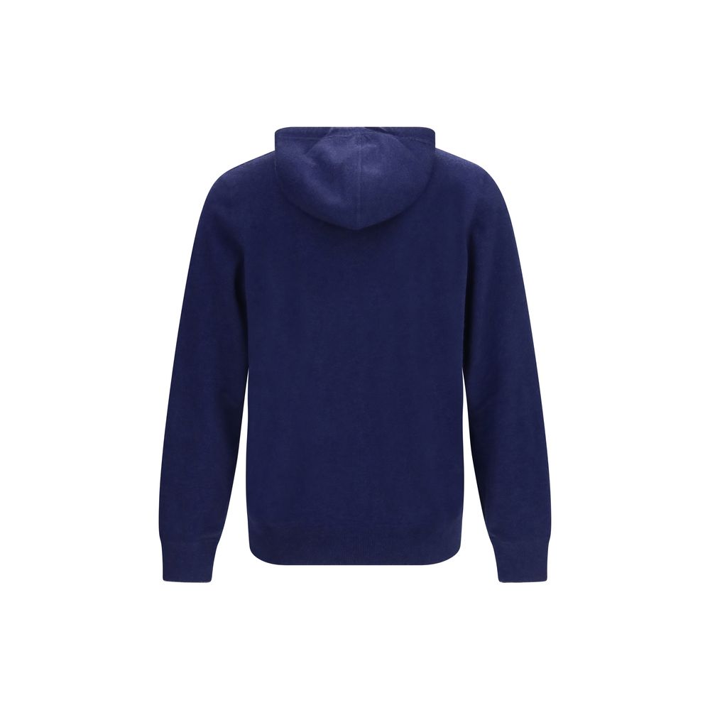 Blue Cashmere Sweatshirt