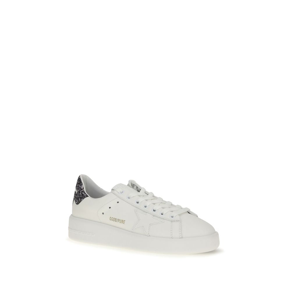 White Calf Leather Bos Taurus Low Top Sneakers