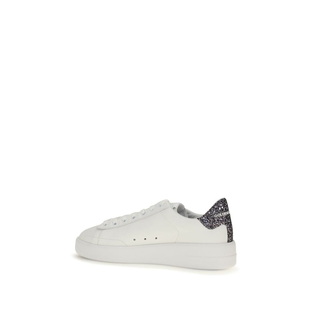 White Calf Leather Bos Taurus Low Top Sneakers