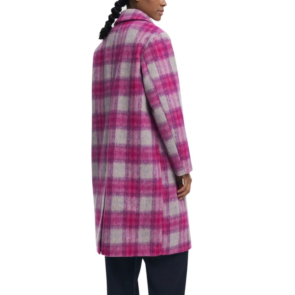 Multicolor Polyester Coat