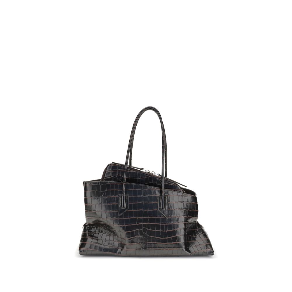 Black Calf Leather Bos Taurus Shoulder Bag