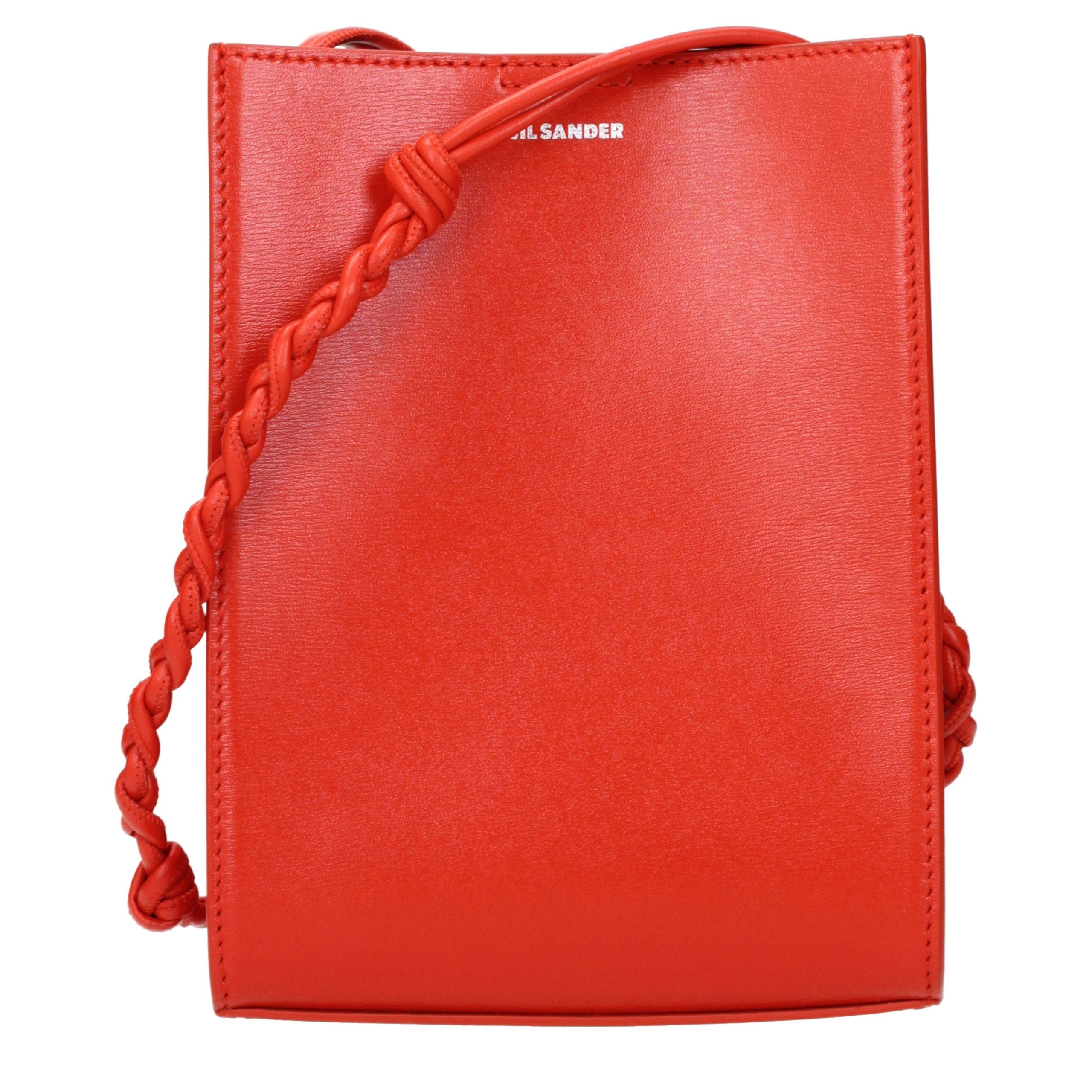 Red Leather Crossbody Bag