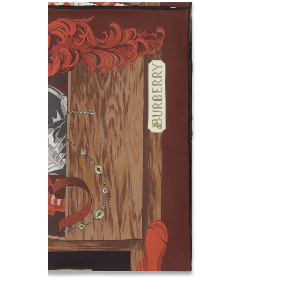 Brown Silk Scarf