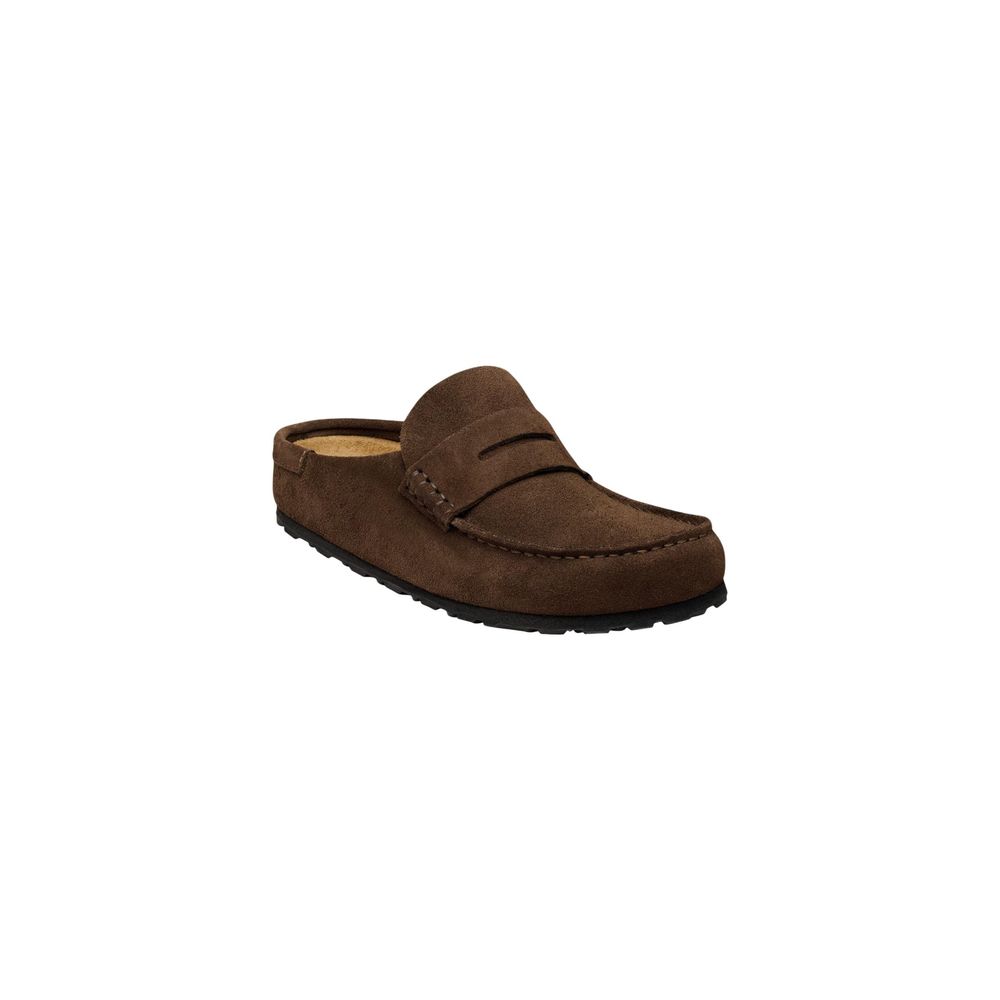Brown Suede Leather Moccassin