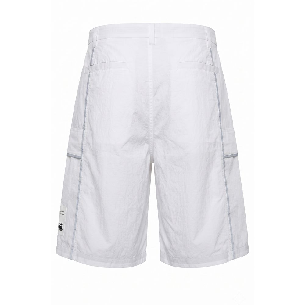 White Polyamide Men Shorts