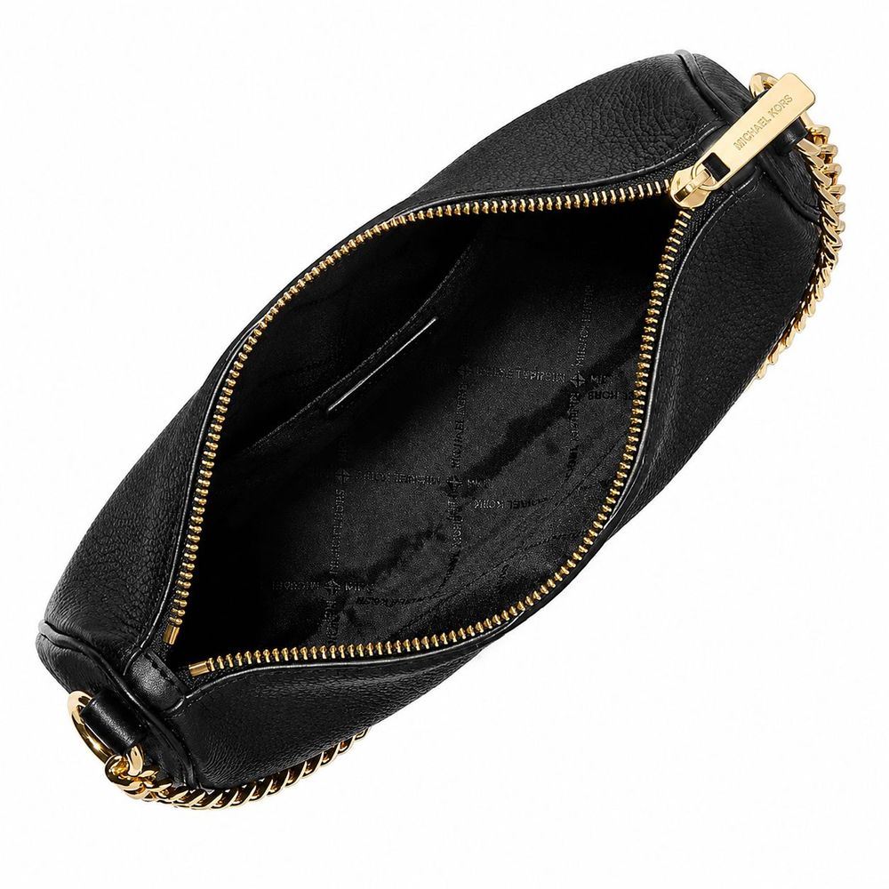 Black Leather Shoulder Bag