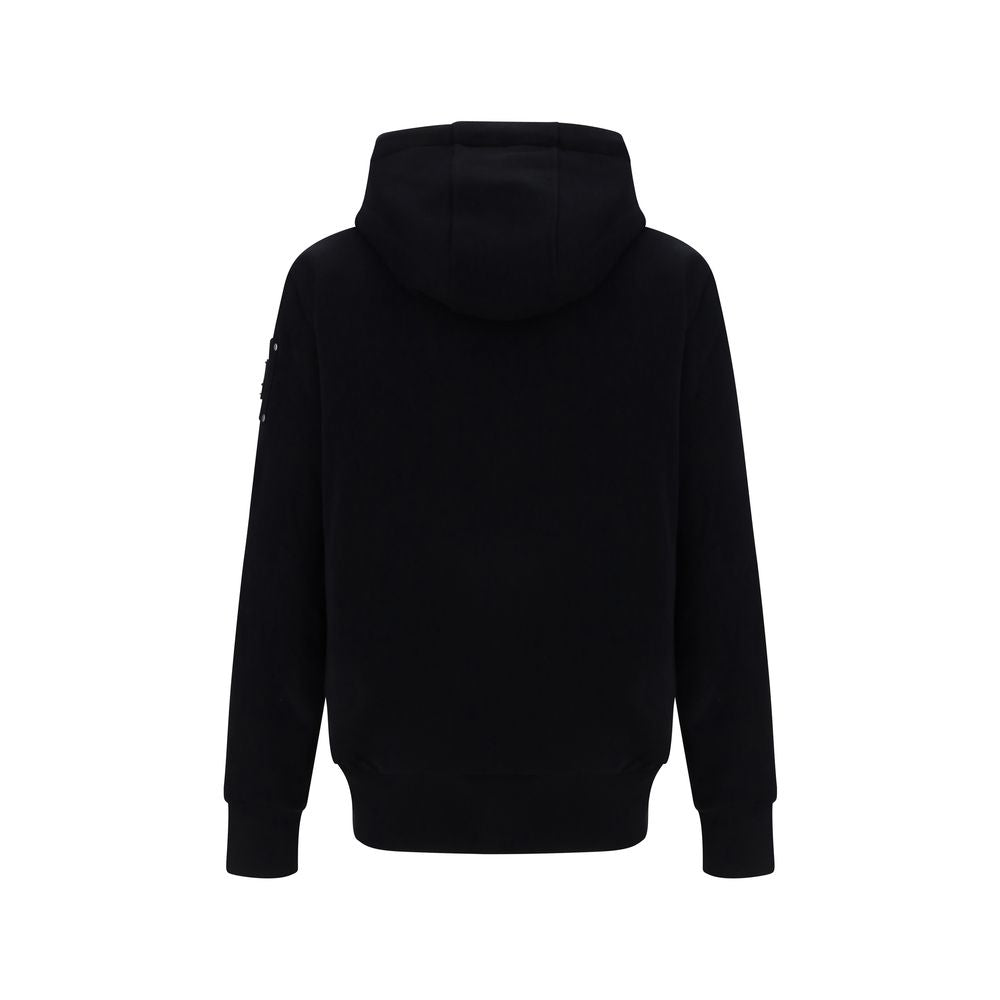 Black Polyester Hoodie