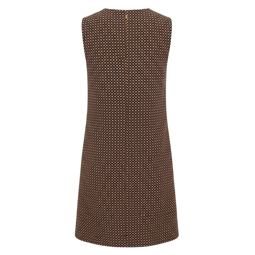 Beige Polyester Women Dress