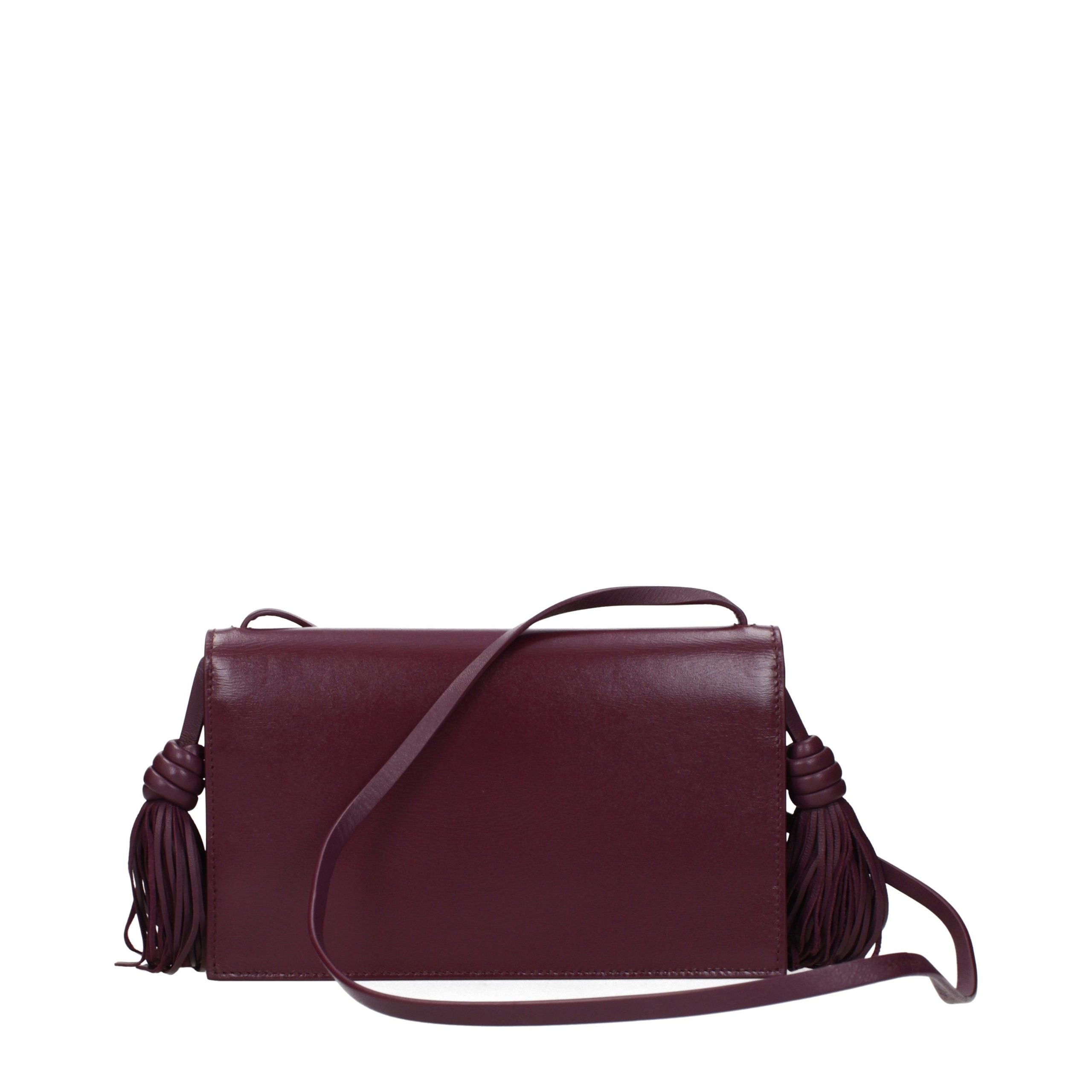 Red Leather Crossbody Bag