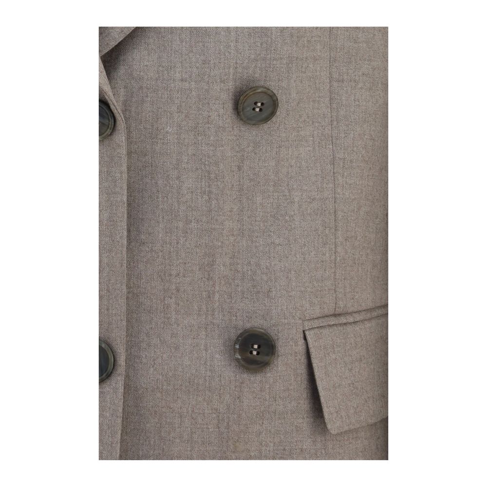 Beige Wool Oves Aries Blazer