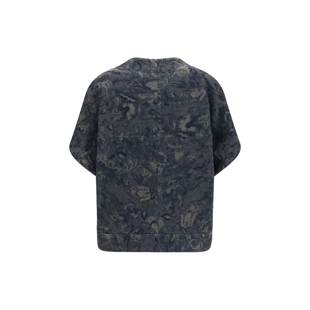 Blue Cotton Denim Jacket