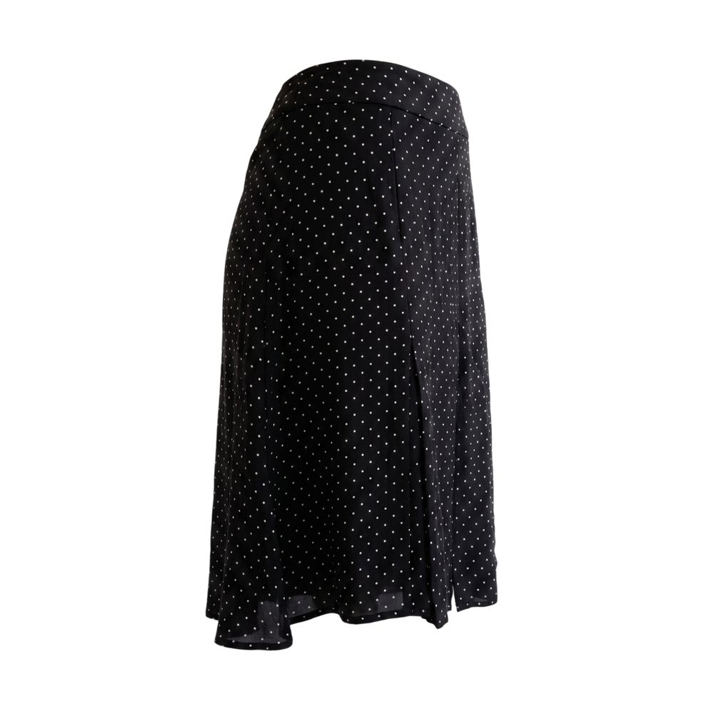 Black Viscose Women Skirt