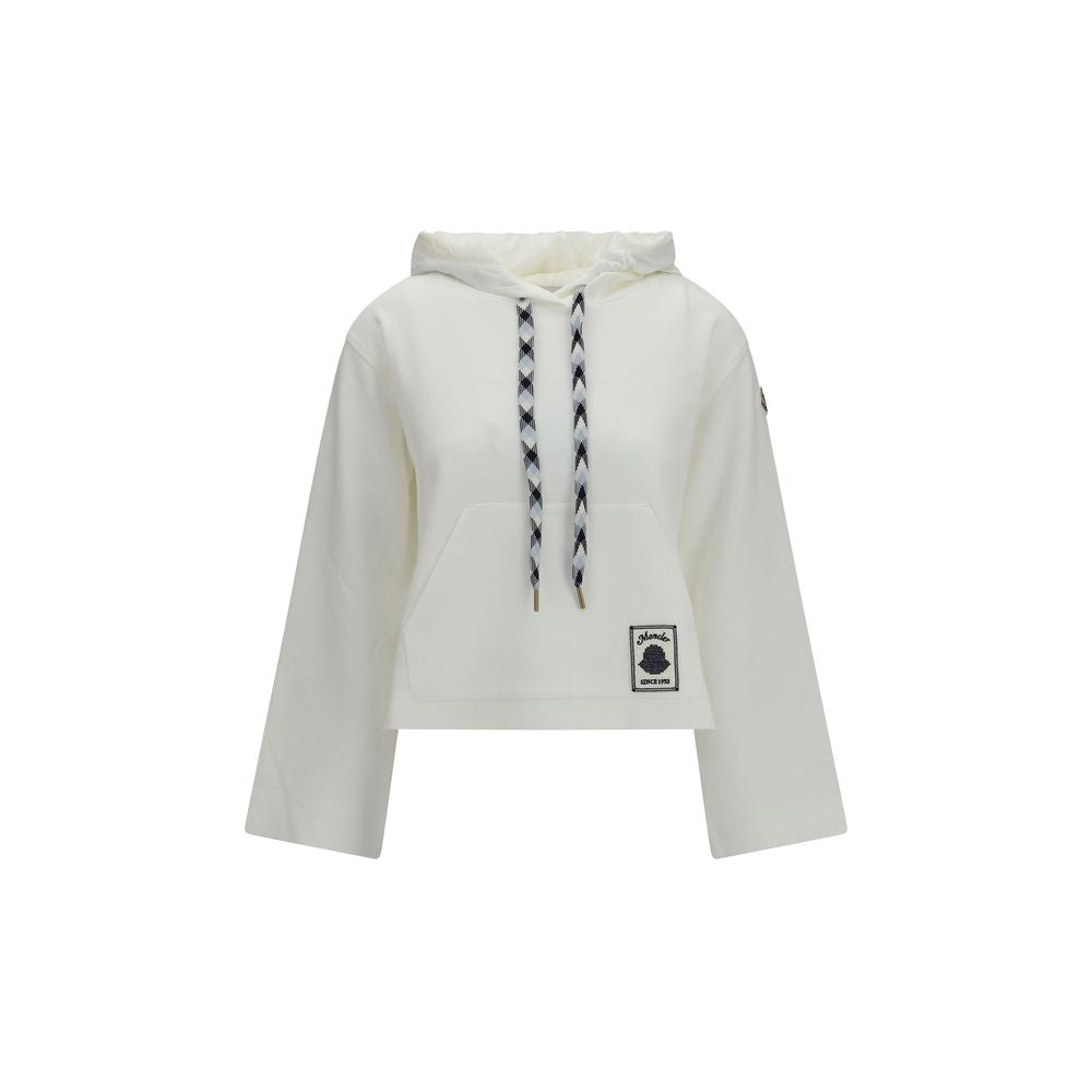 White Cotton Sweatshirt