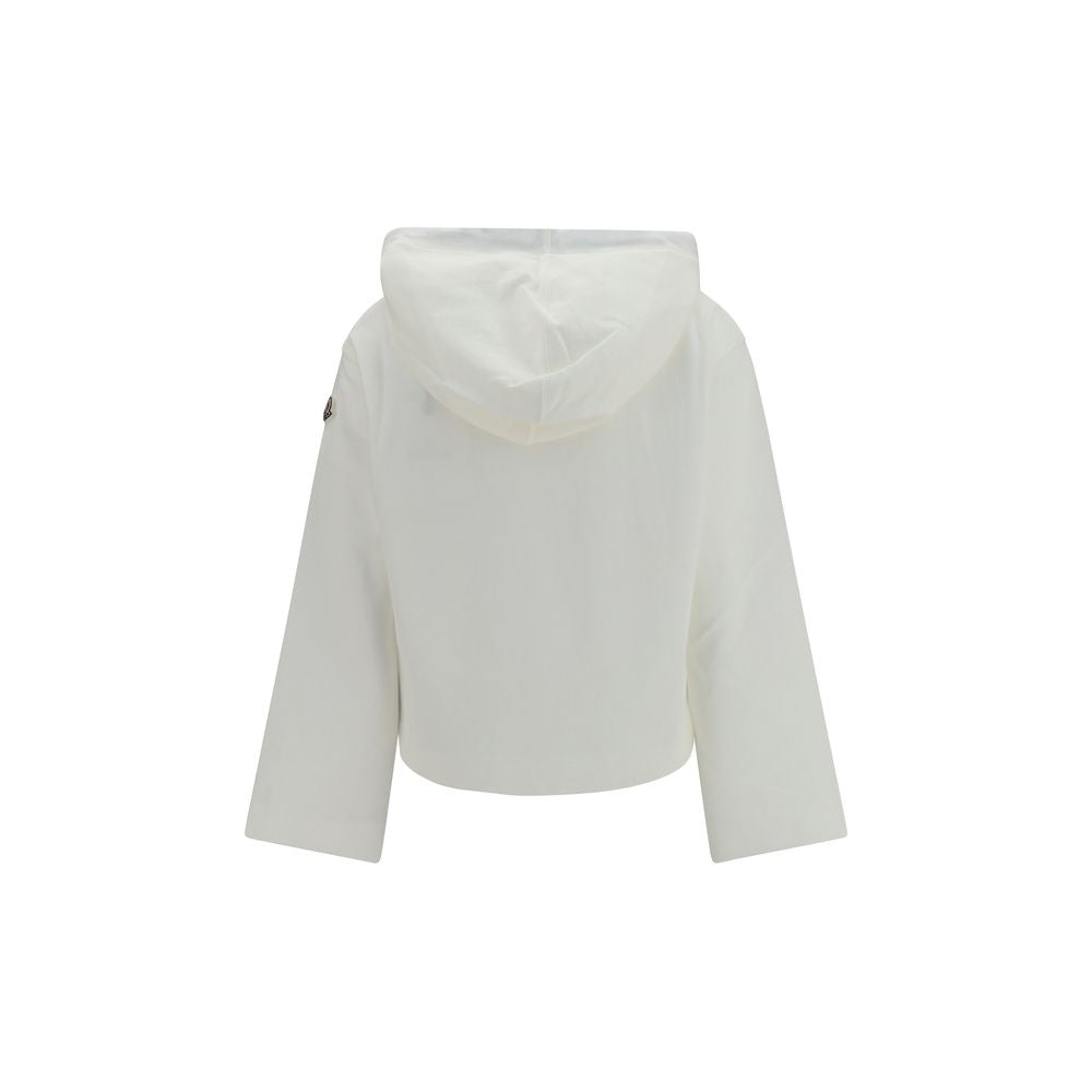 White Cotton Sweatshirt