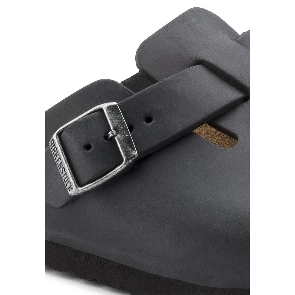 Black Synthetic Mules