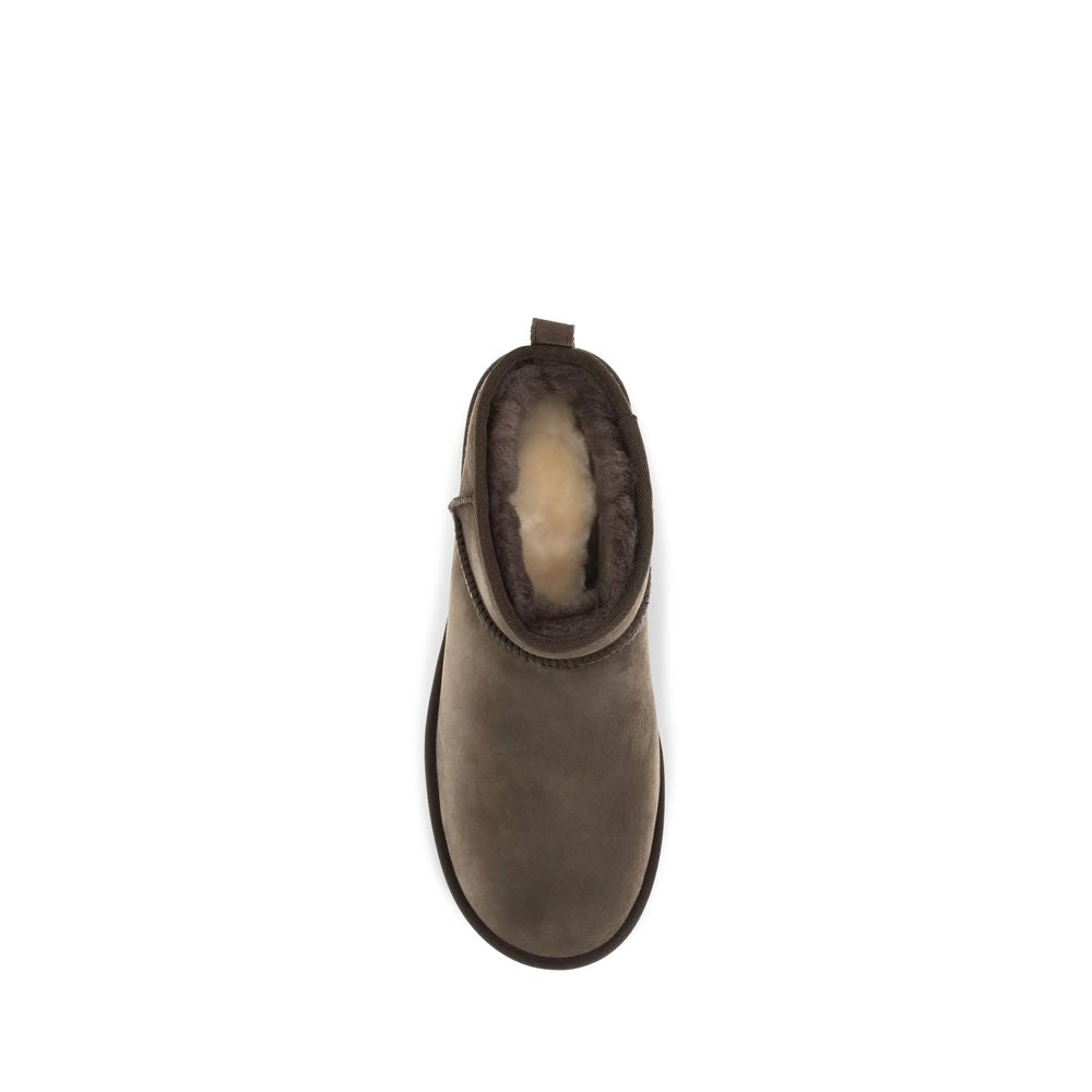 Brown Leather Ankle Boots