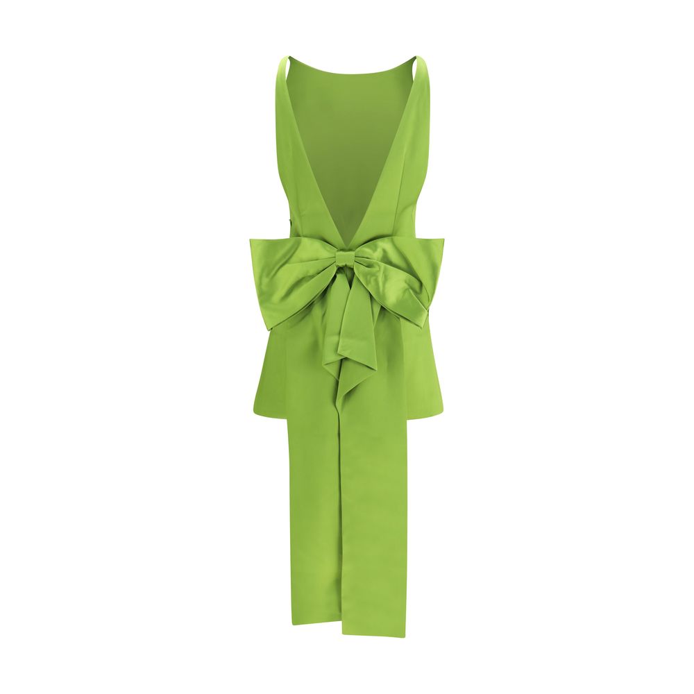 Bicolor Polyester Cocktail Dress