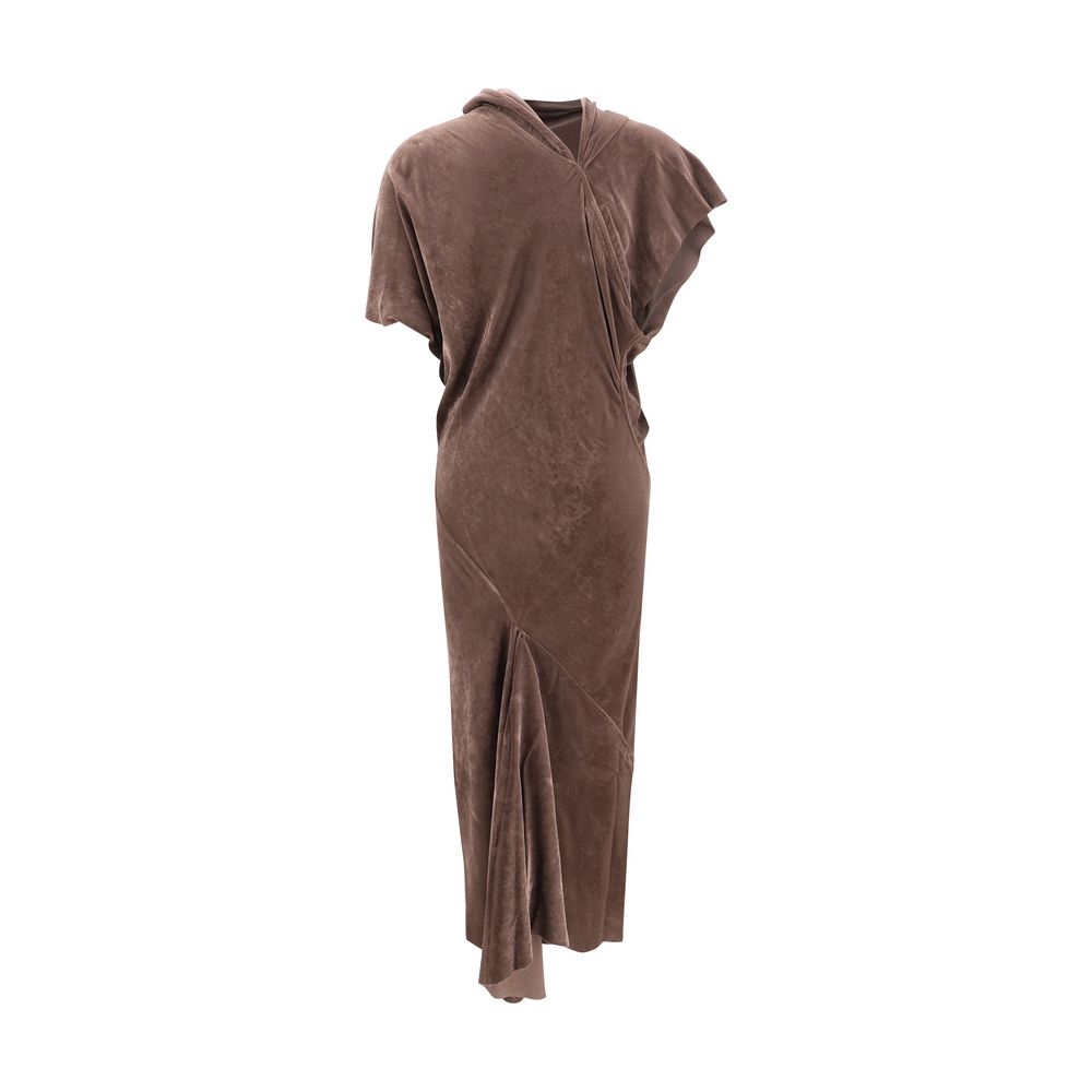 Beige Viscose Casual Dress