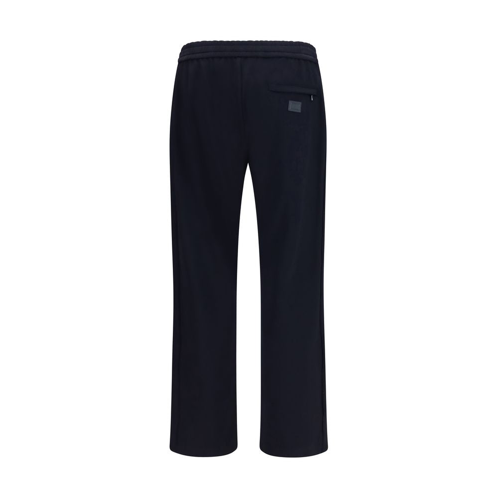 Blue Polyamide Athletic Pants
