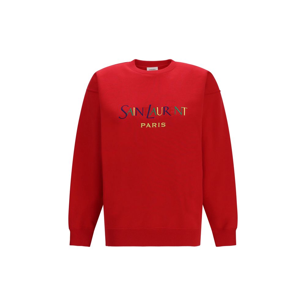 Red Cotton Sweatshirt
