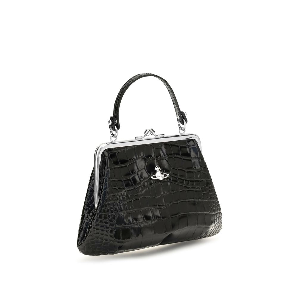 Black Calf Leather Bos Taurus Handbag