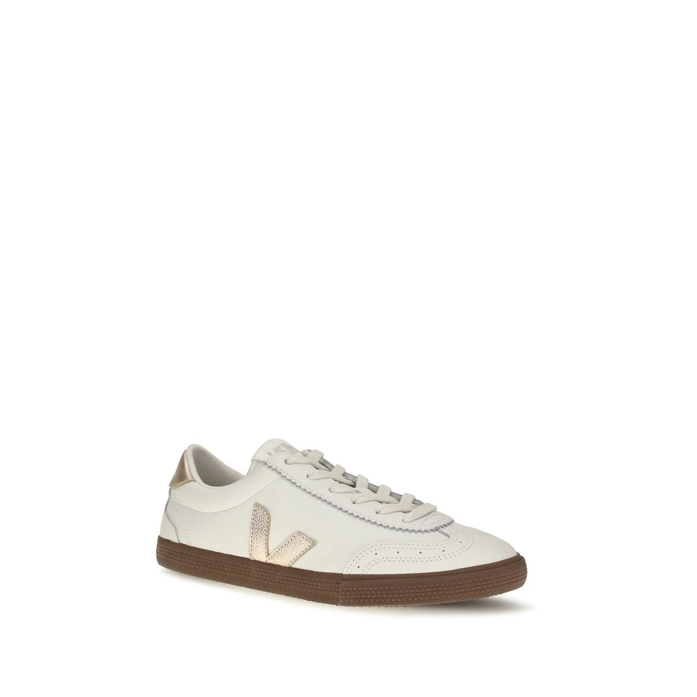 White Calf Leather Bos Taurus Low Top Sneakers