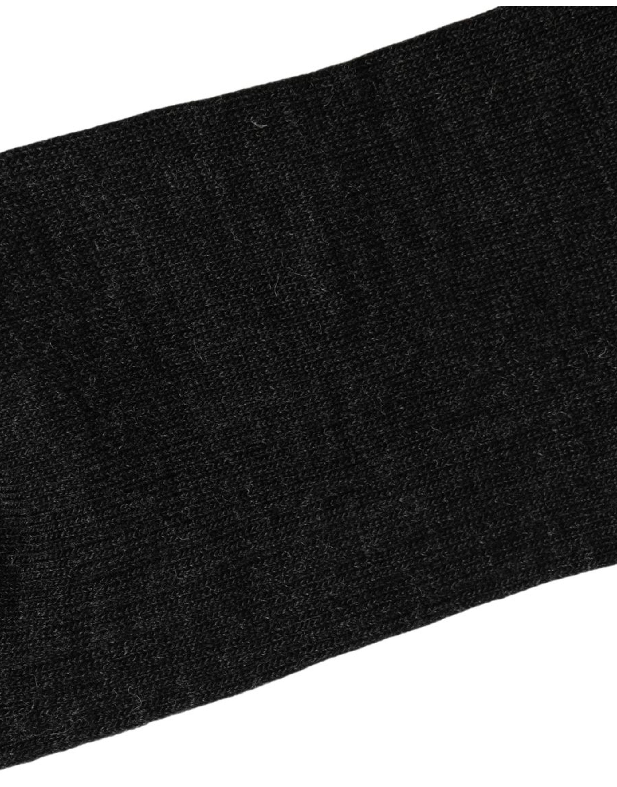 Dark Gray Sequined Wool Knee High Accessory Socks