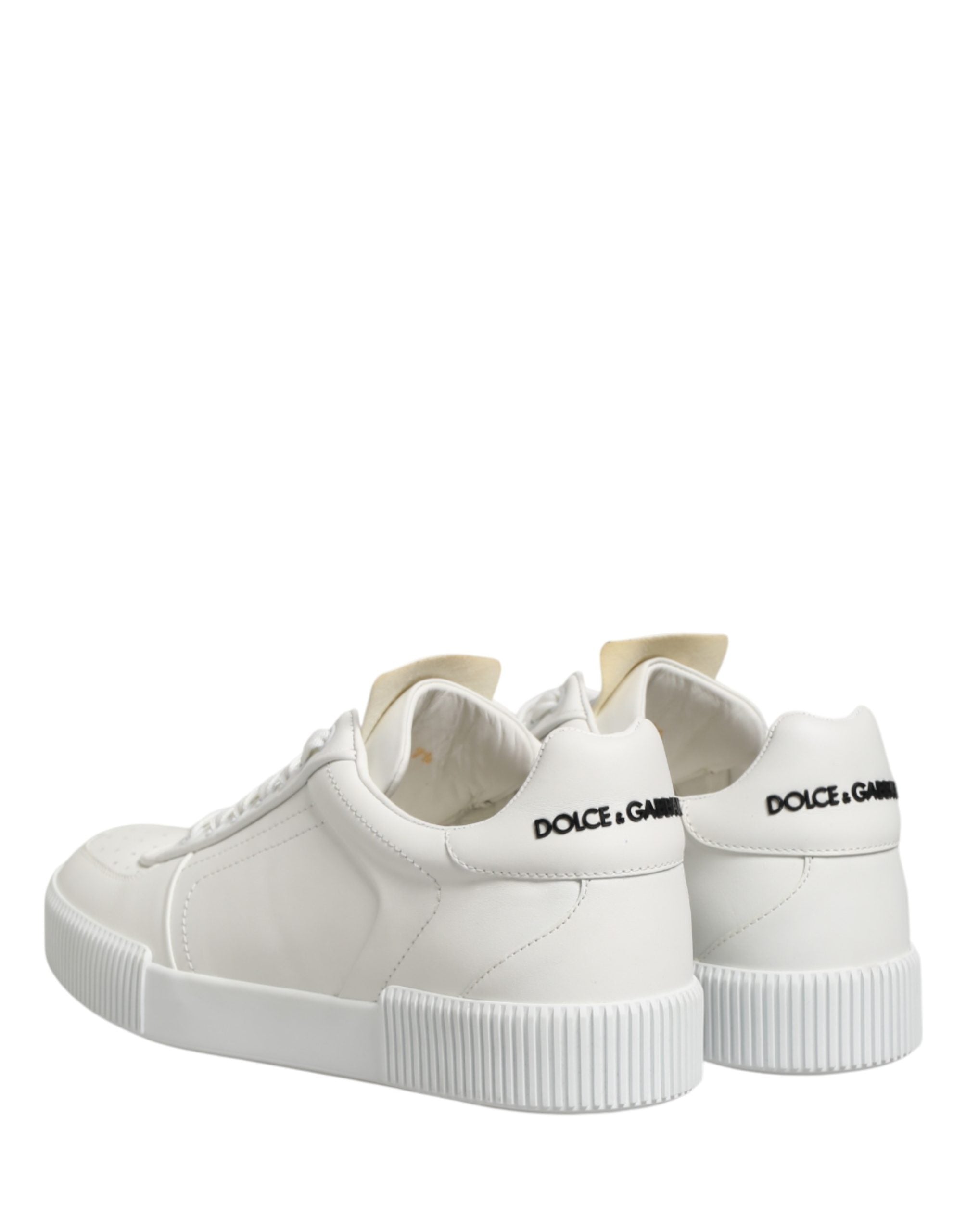 White Miami Leather Low Top Men Sneakers Shoes