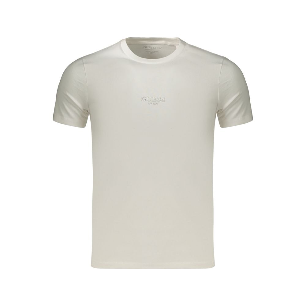 White Cotton Mens TShirt