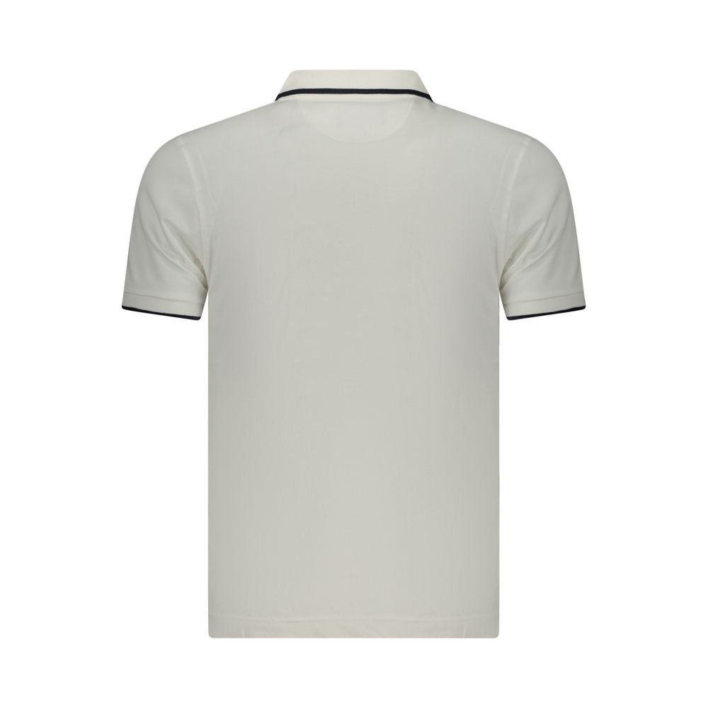 White Cotton Men's Polo